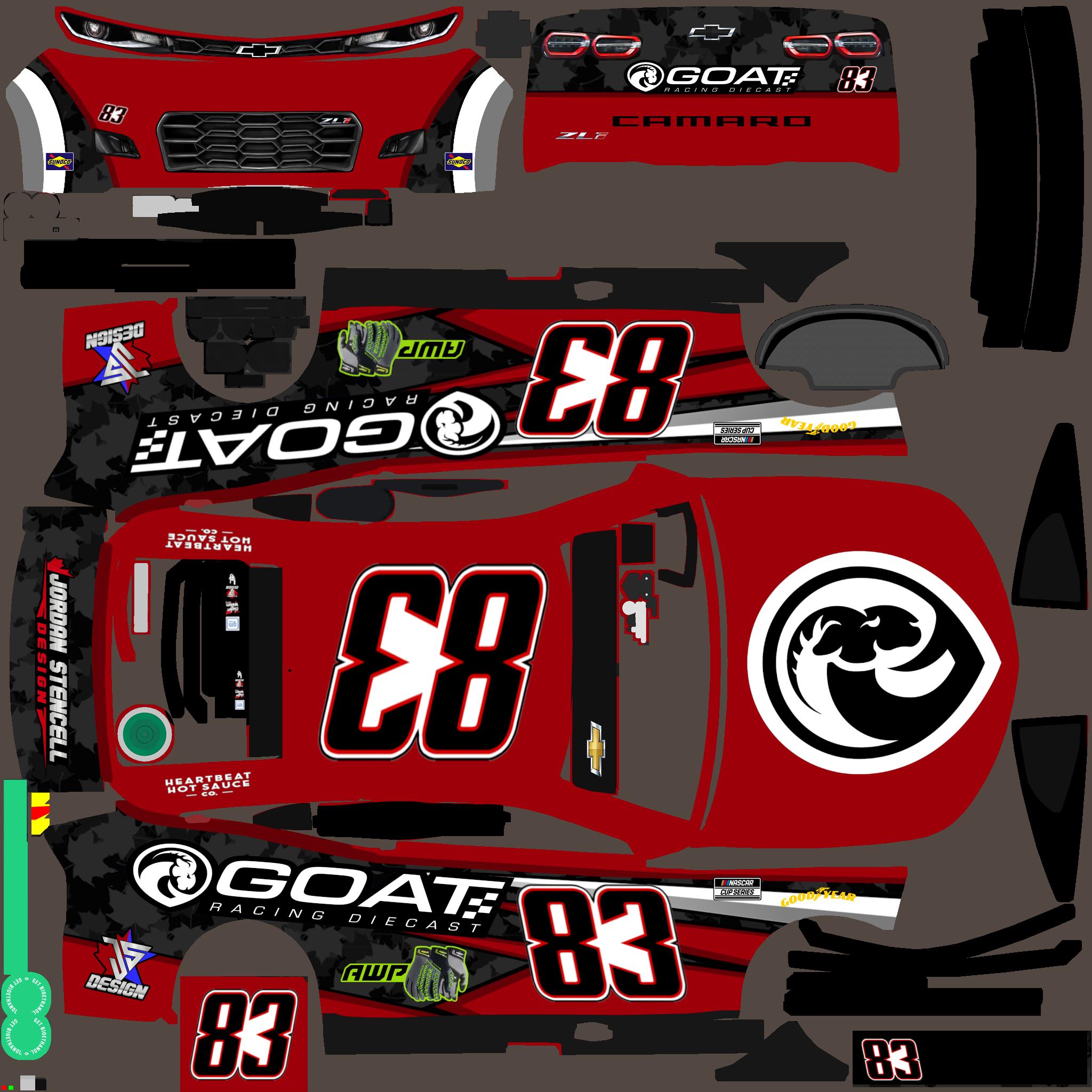 Preview of #83 Goat Racing Diecast Chevy  by Jordan S.