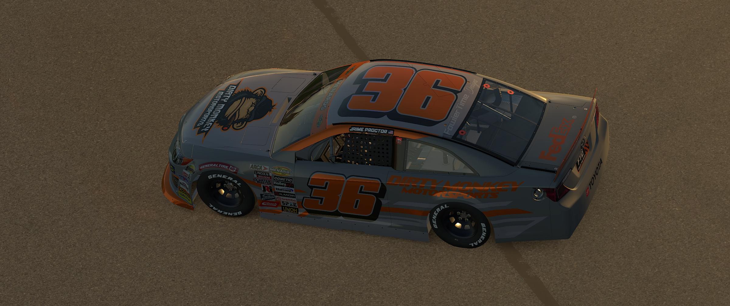 Preview of arca 046 manufacturer toyota Jaime by John Fowler2