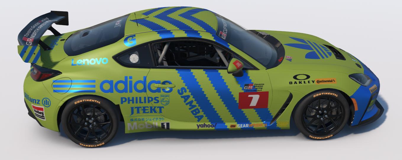Preview of Adidas Electric Shock Toyota GR86 by Ronald Lawson2