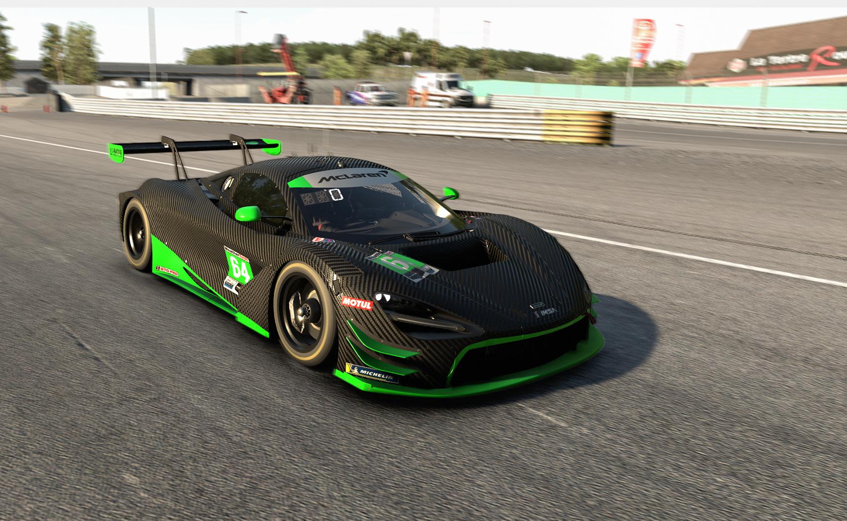 Preview of McLaren 720 GT3 Evo Hyper realistic Carbon by Gianluca Bresci