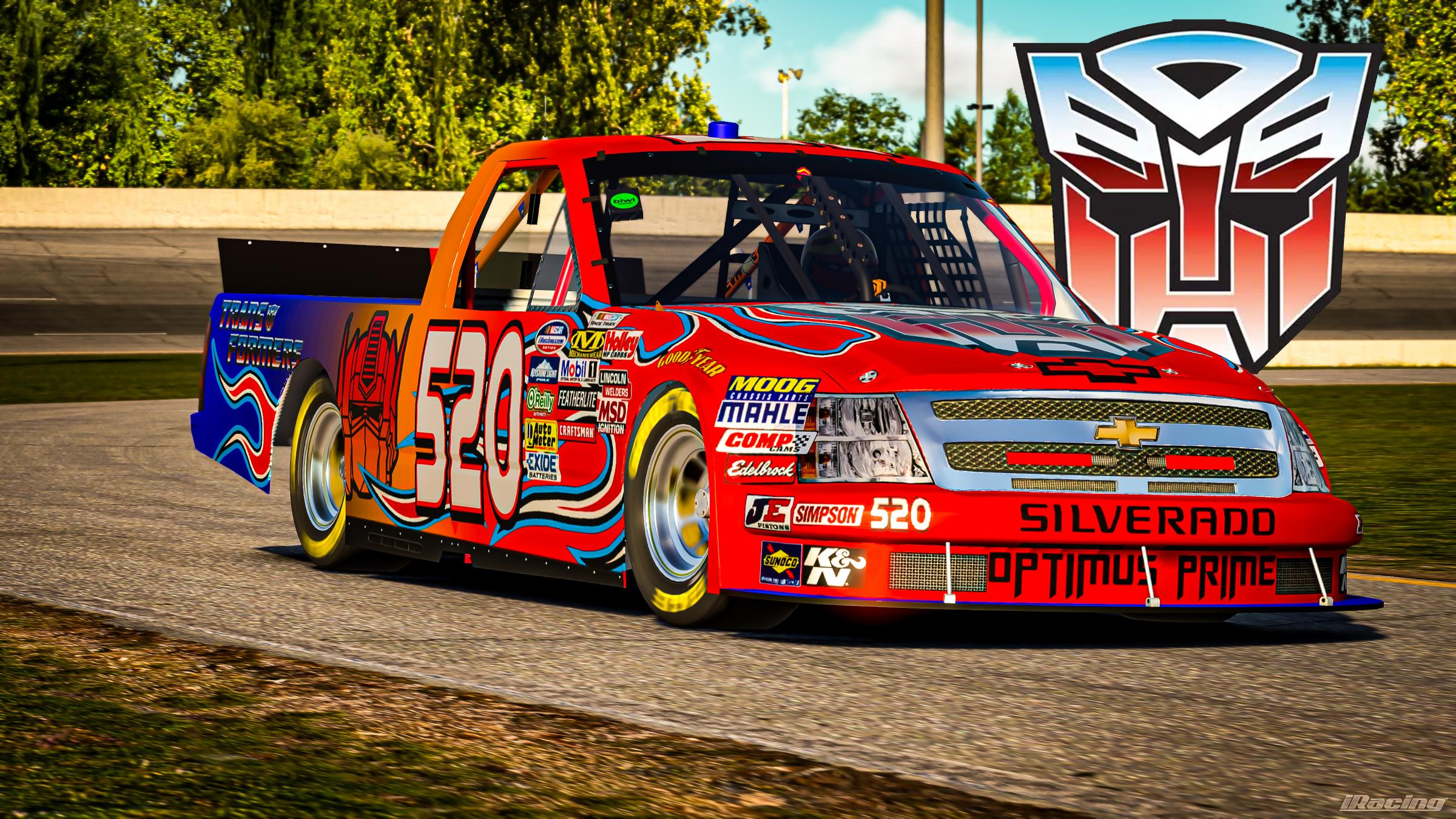Preview of NASCAR Truck Optimus Prime Chevy by Michael C.