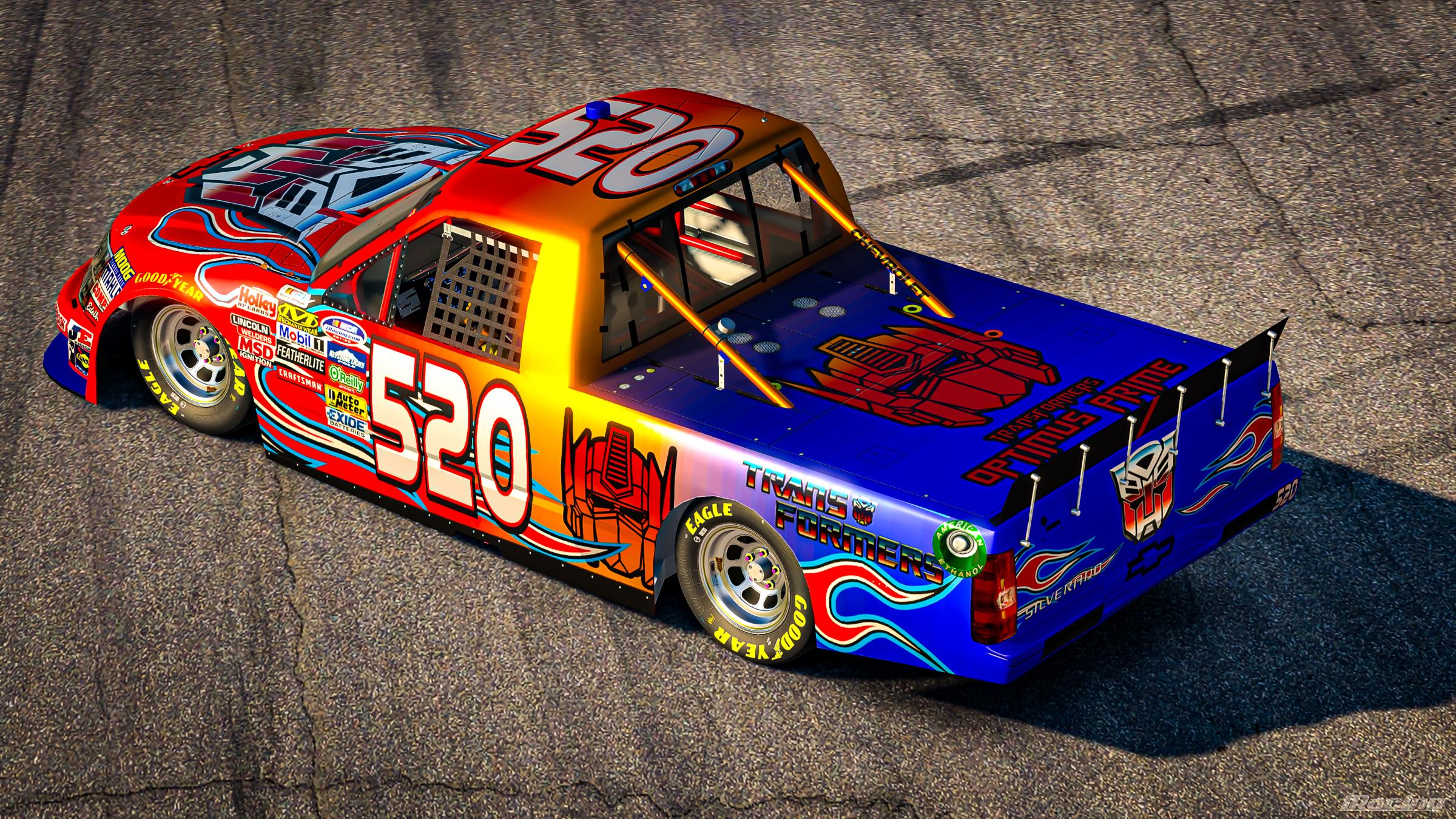 Preview of NASCAR Truck Optimus Prime Chevy by Michael C.