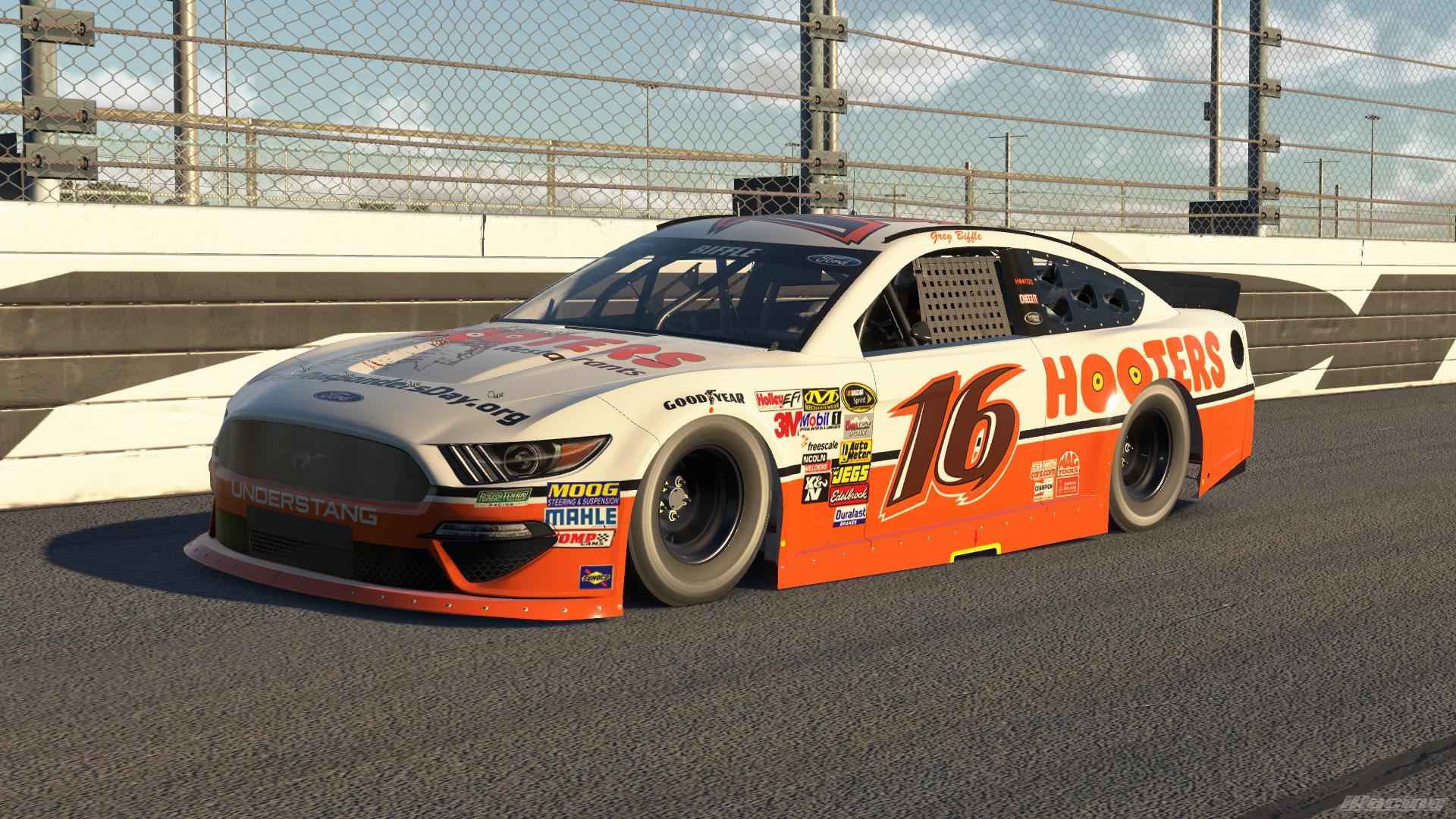 Preview of 2016 Greg Biffle Hooters Ford by Warren Kyle Keith