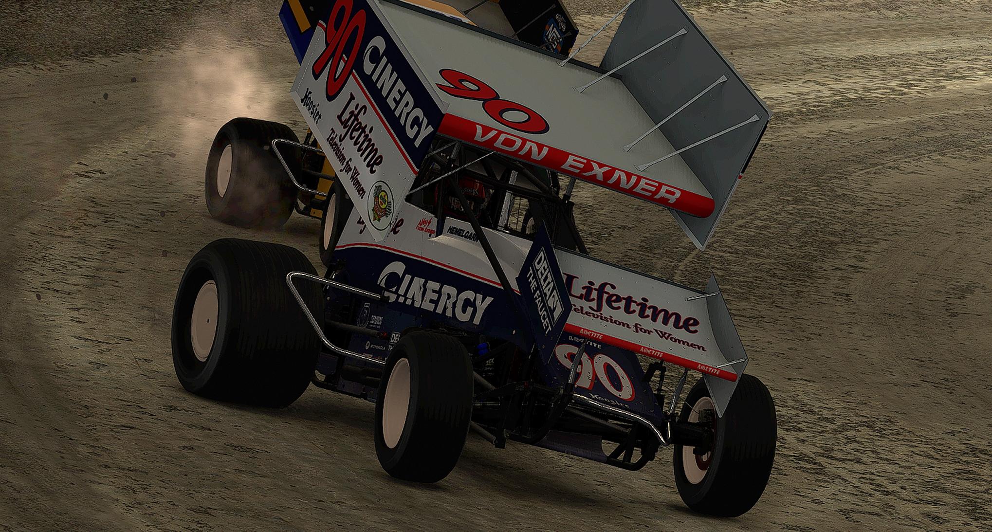 Preview of #90 Lyn St James Cinergy 1997 World of Outlaws / Hemelgarn Enterprises by Abigail von Exner