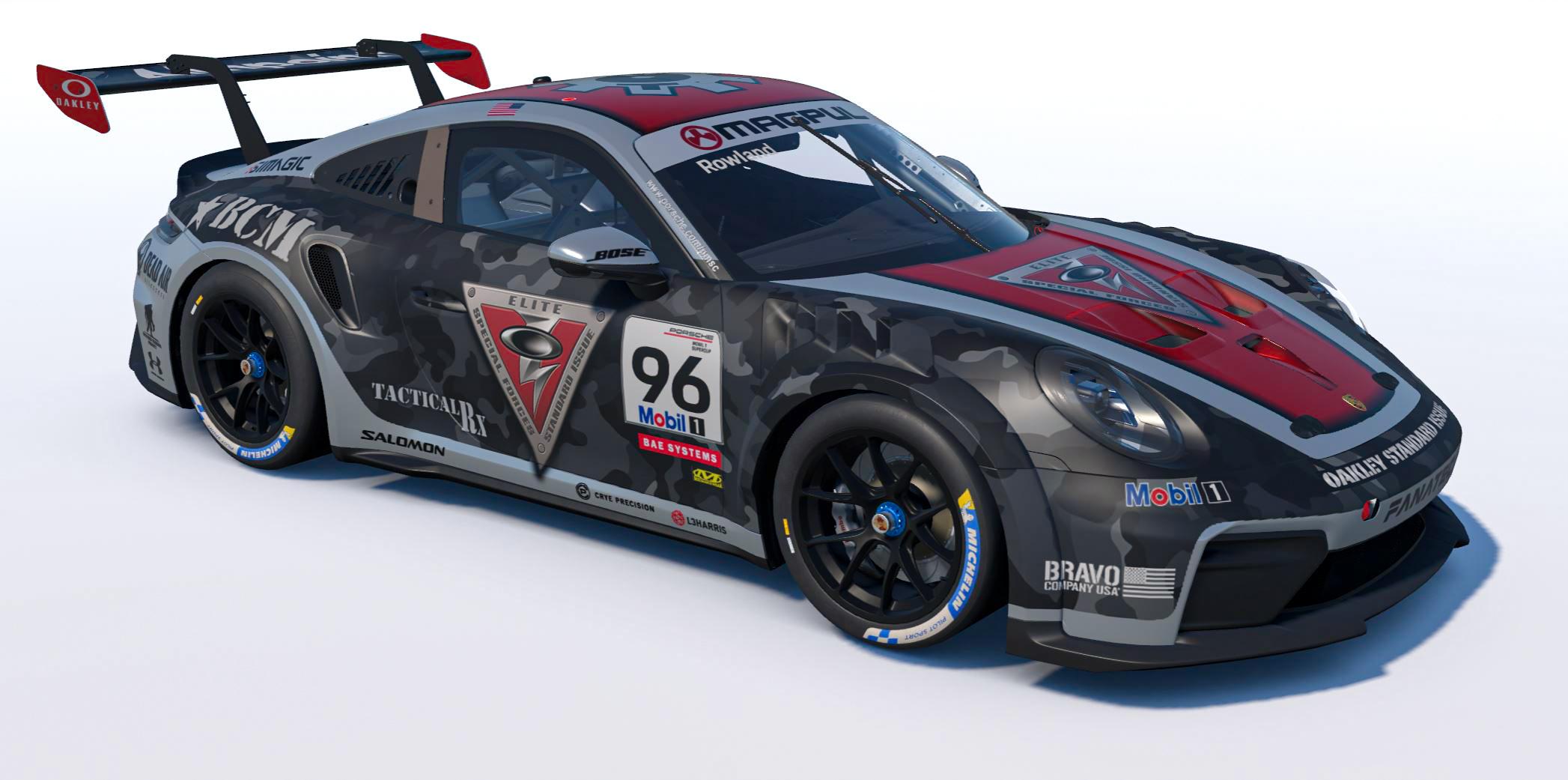 Preview of Camo BCM Oakley Standard Issue Porsche Cup 992.2 by John Rowland3