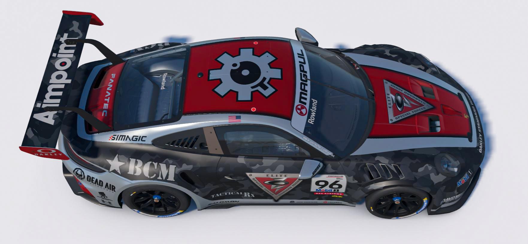 Preview of Camo BCM Oakley Standard Issue Porsche Cup 992.2 by John Rowland3