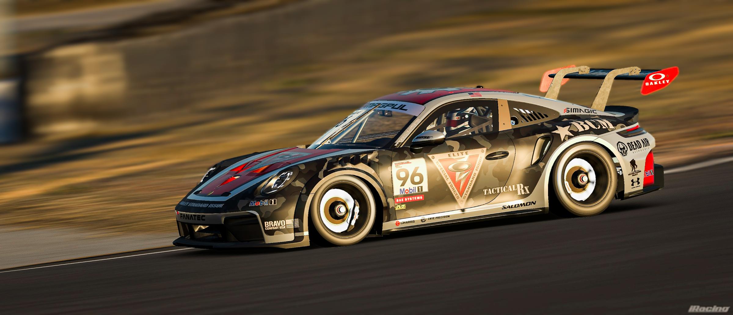 Preview of Camo BCM Oakley Standard Issue Porsche Cup 992.2 by John Rowland3