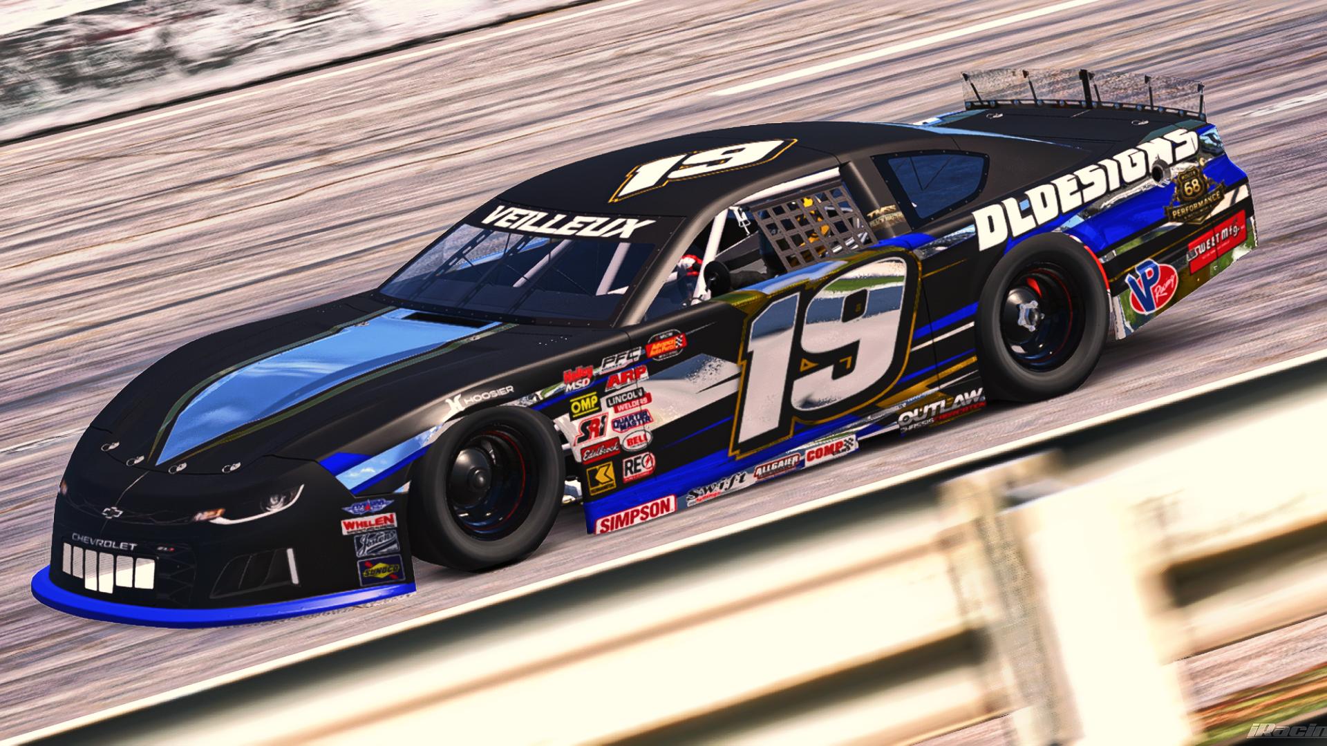 Preview of #19 Veilleux Super Late Model by Daniel Selway Jr