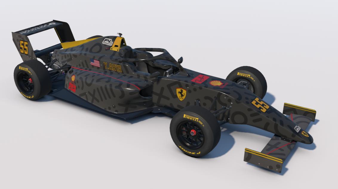 Preview of F4 Ferrari Custom Name by Yash Arya