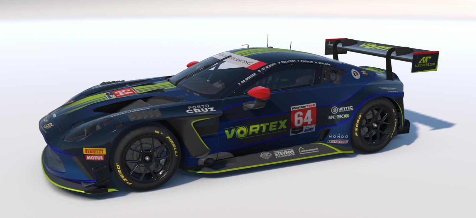 Preview of VORTEX Aston Martin GT3 EVO Imsa by Pieter Cuypers