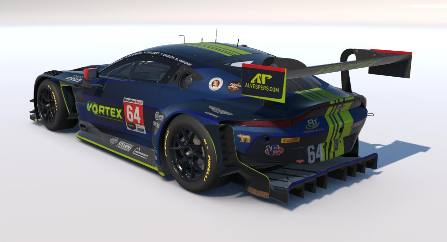 Preview of VORTEX Aston Martin GT3 EVO Imsa by Pieter Cuypers