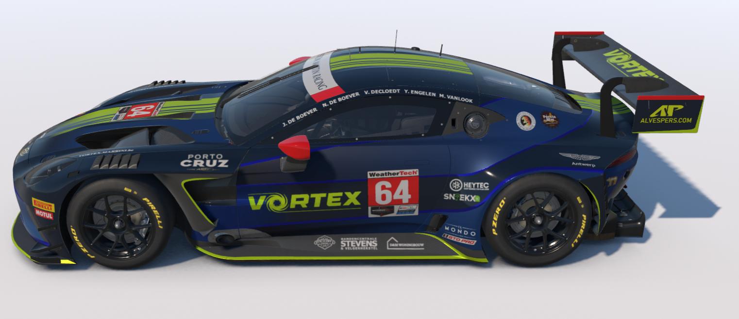 Preview of VORTEX Aston Martin GT3 EVO Imsa by Pieter Cuypers