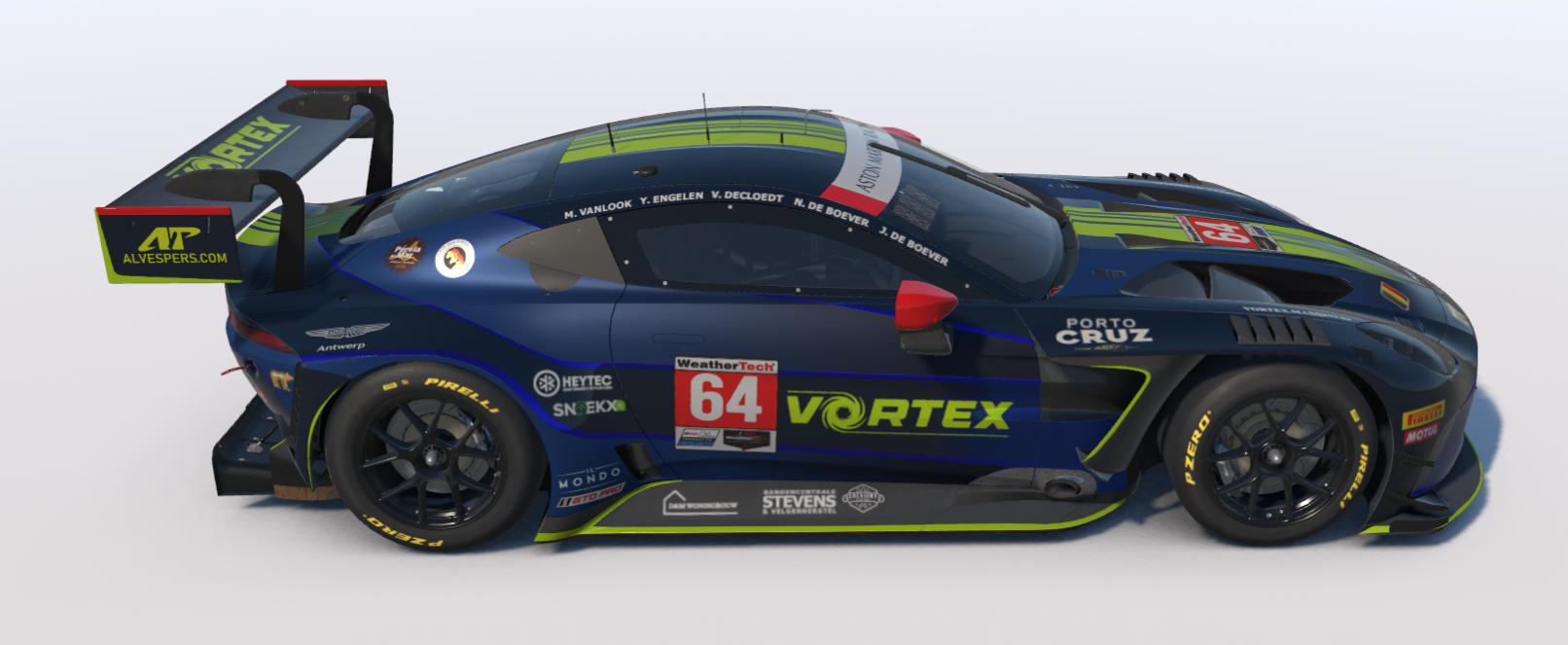 Preview of VORTEX Aston Martin GT3 EVO Imsa by Pieter Cuypers
