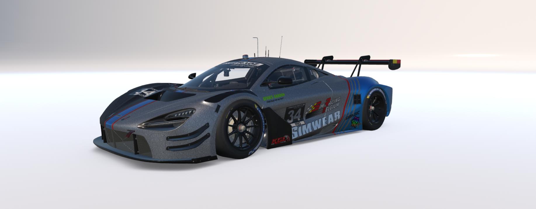 Preview of McLaren 720S GT3 EVO SRB x Simwear by Kevin W.