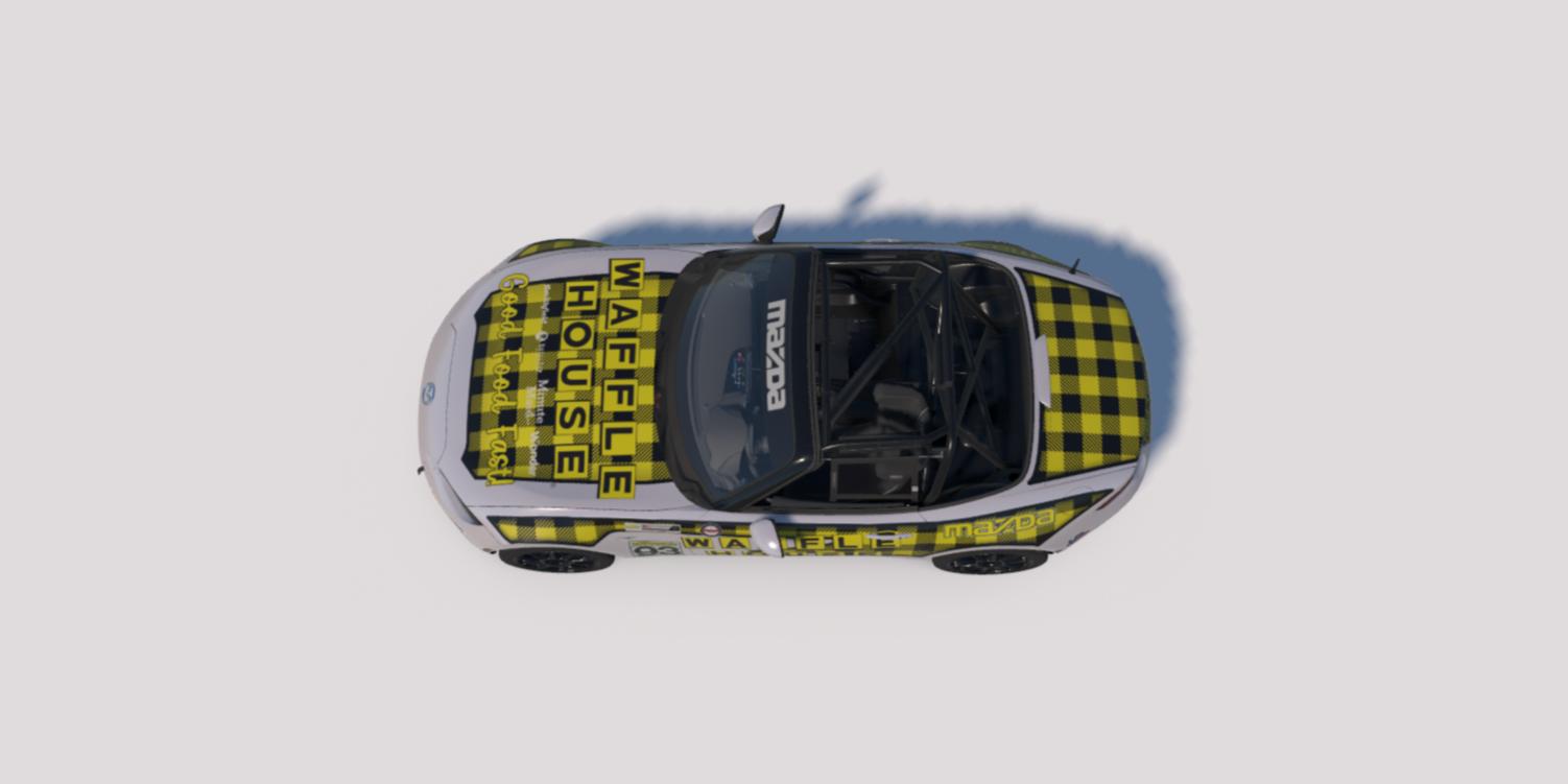 Preview of Plaid Waffle House livery for MX-5 by Clyde Simmons
