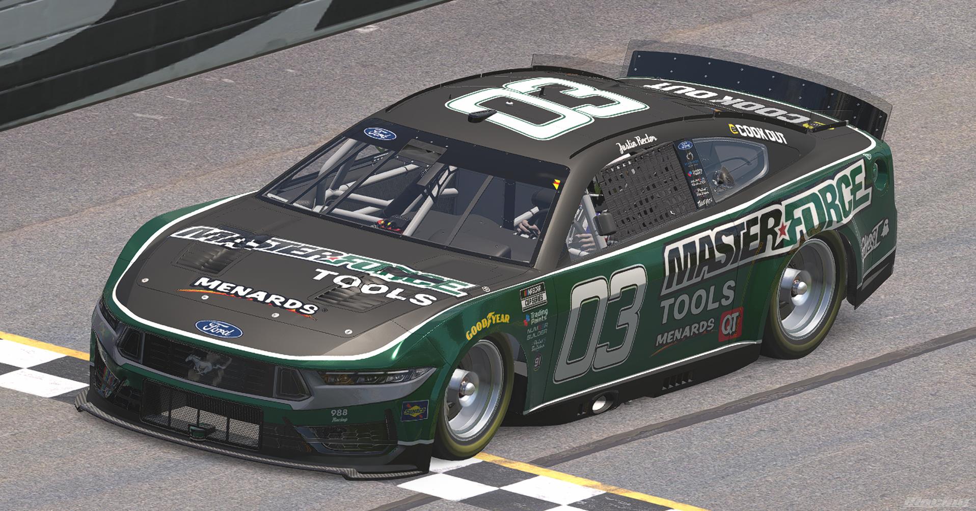 Preview of Masterforce Tools NASCAR Ford Mustang by Justin Rector