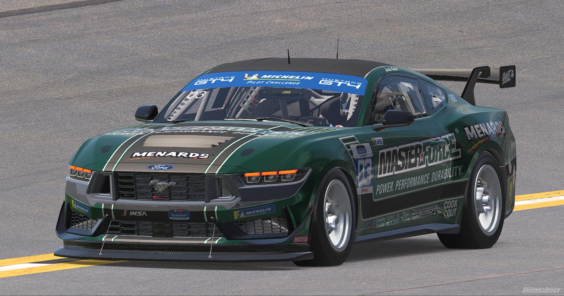 Preview of Masterforce Tools Ford Mustang GT4 by Justin Rector