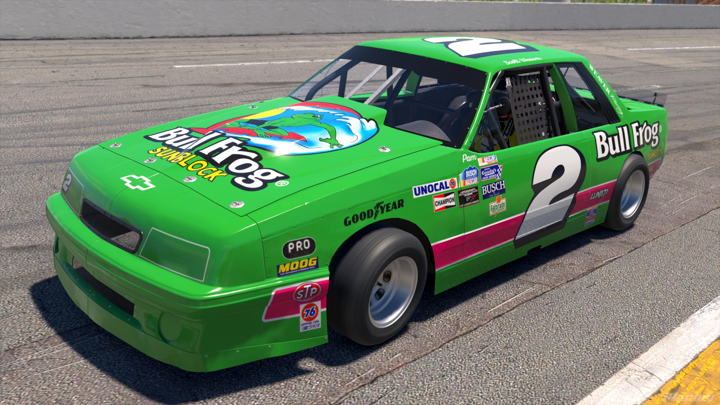 Preview of 1993 Scott Weaver BullFrog Sunblock Chevy Cavalier - Stamped by Vincent Giacalone