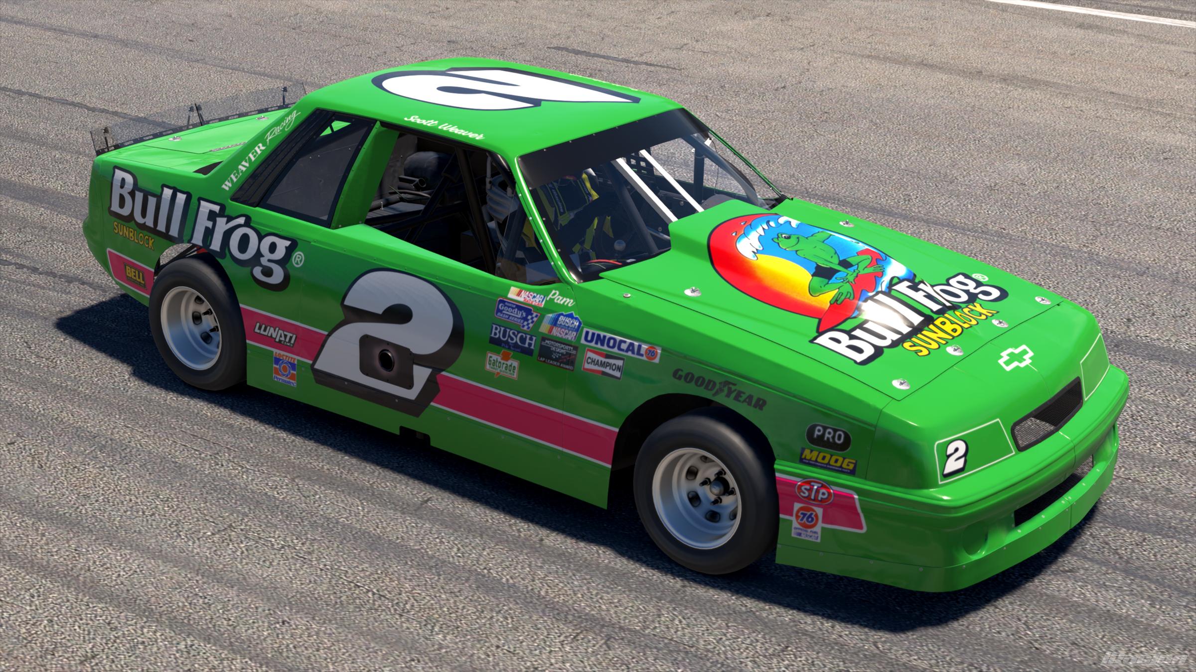 Preview of 1993 Scott Weaver BullFrog Sunblock Chevy Cavalier - Stamped by Vincent Giacalone