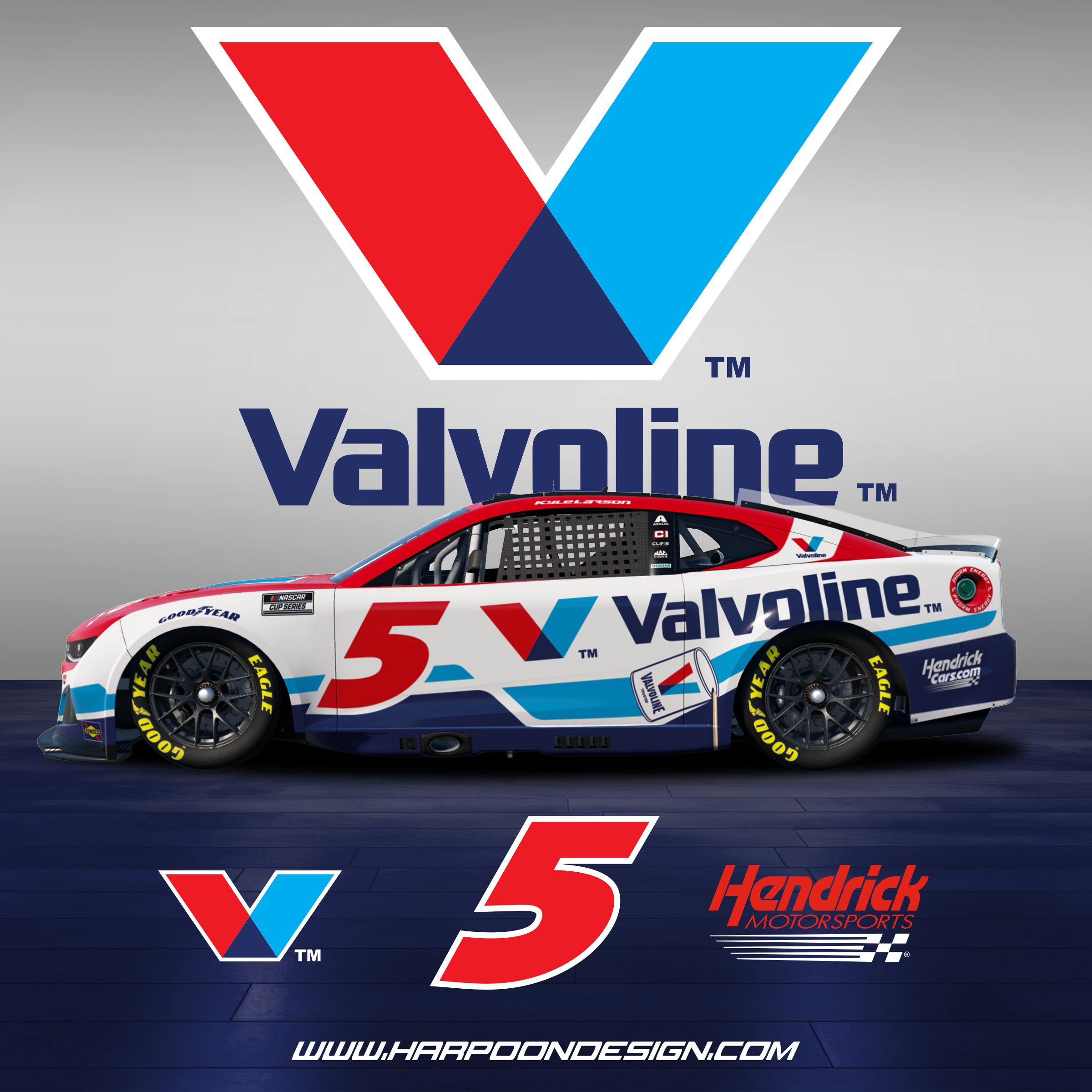 Preview of 2026 Kyle Larson Valvoline Chevrolet by Brantley Roden