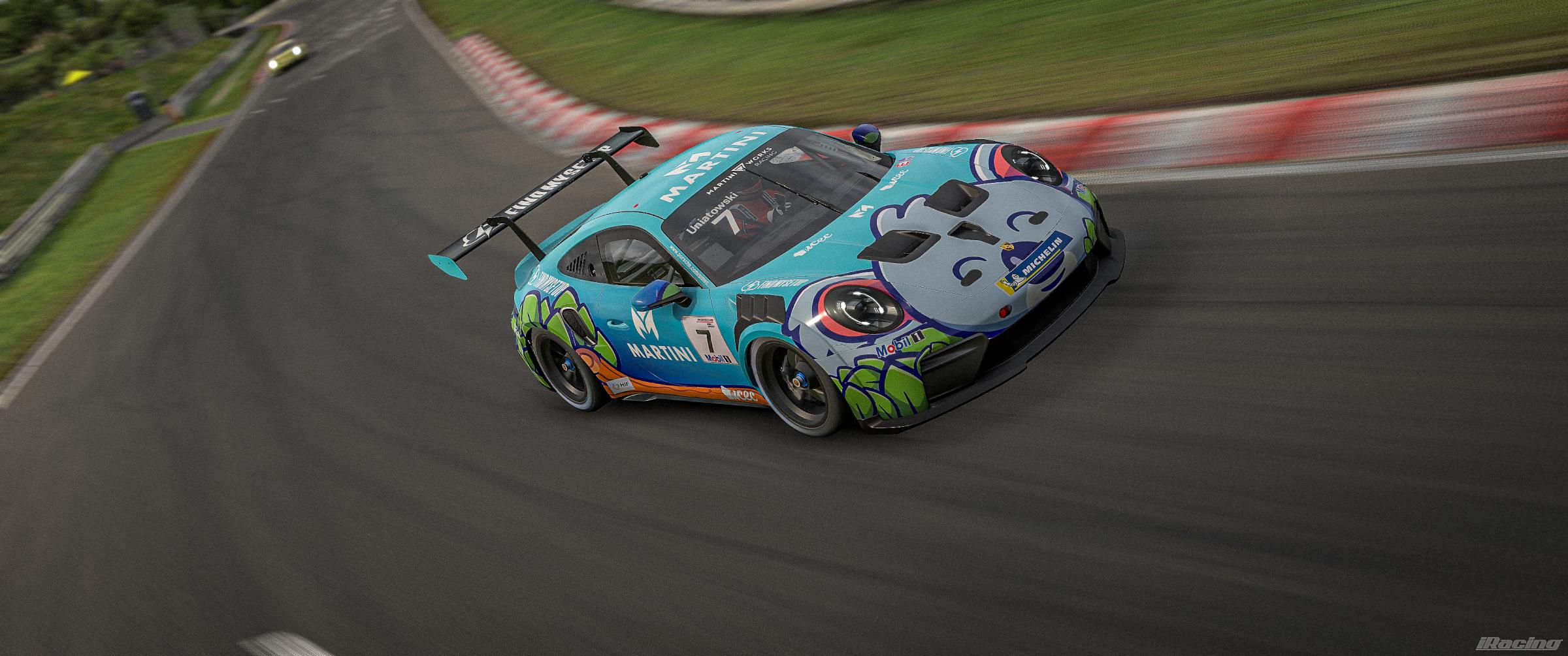 Martini Works Racing Koala Porsche Cup 992.2 by Nik Paquin - Trading Paints