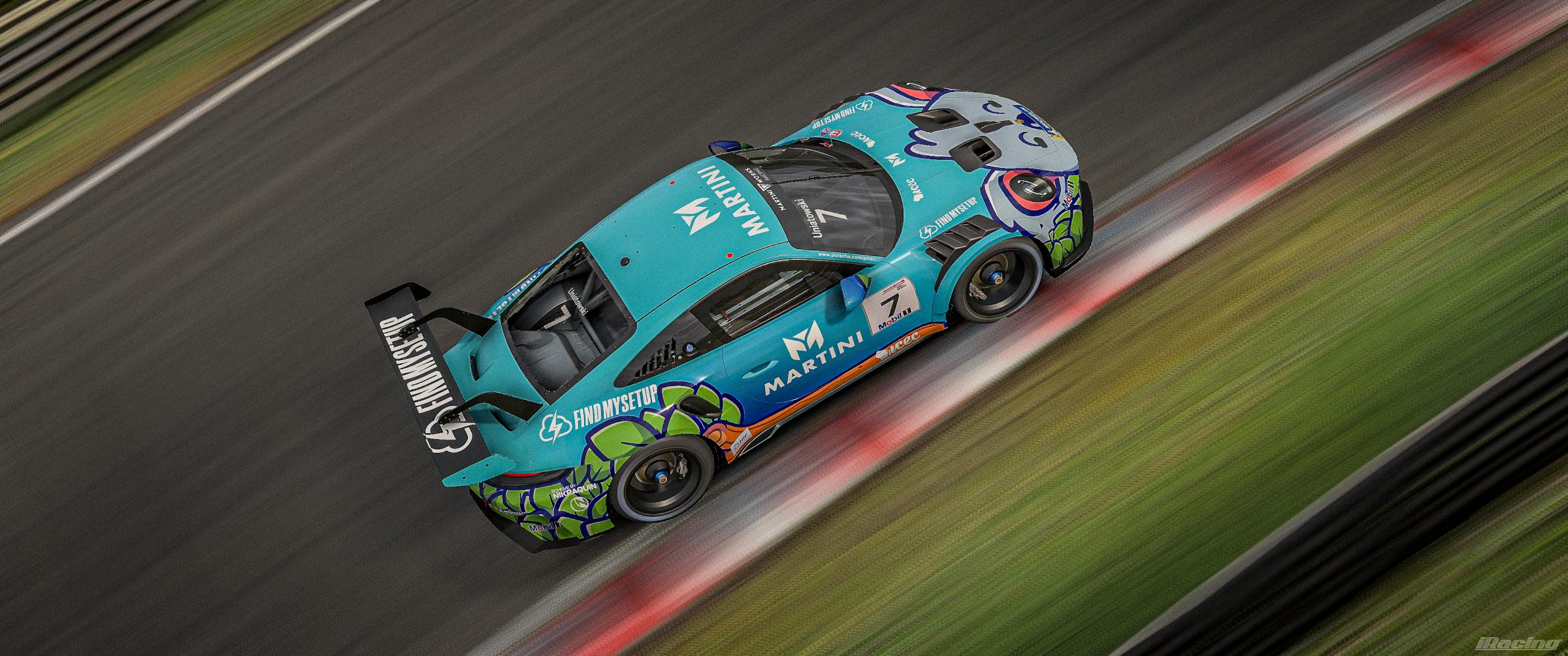 Martini Works Racing Koala Porsche Cup 992.2 by Nik Paquin - Trading Paints