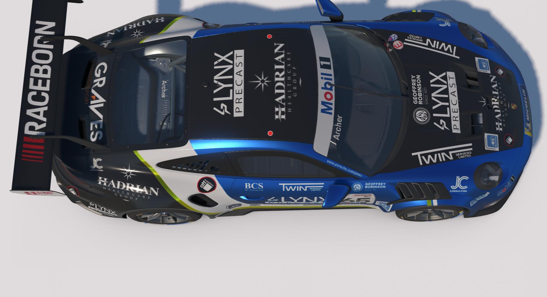 Preview of Concept Livery for Graves Motorsport - Ethan Hammerton Porsche 992.2 Cup by Keith Archer