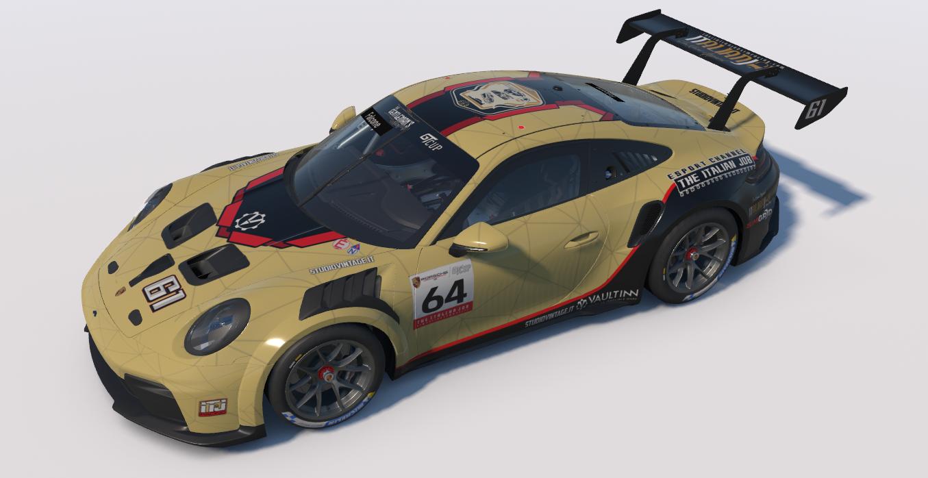 Preview of Porsche Cup 992 2026 Gold number 61 by Ivan F.