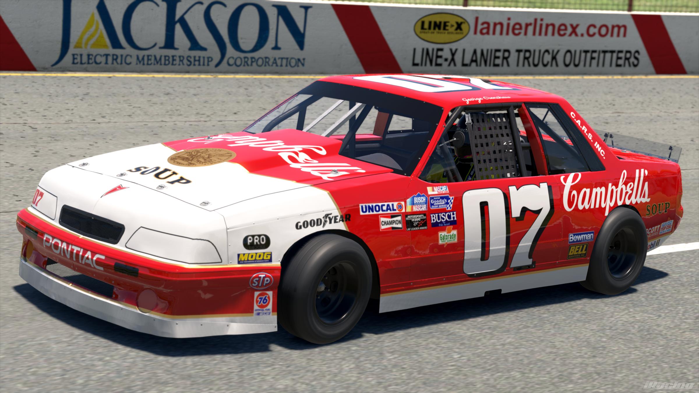 Preview of 1993 #07 George Crenshaw Campbells Soup Pontiac Sunbird by Vincent Giacalone