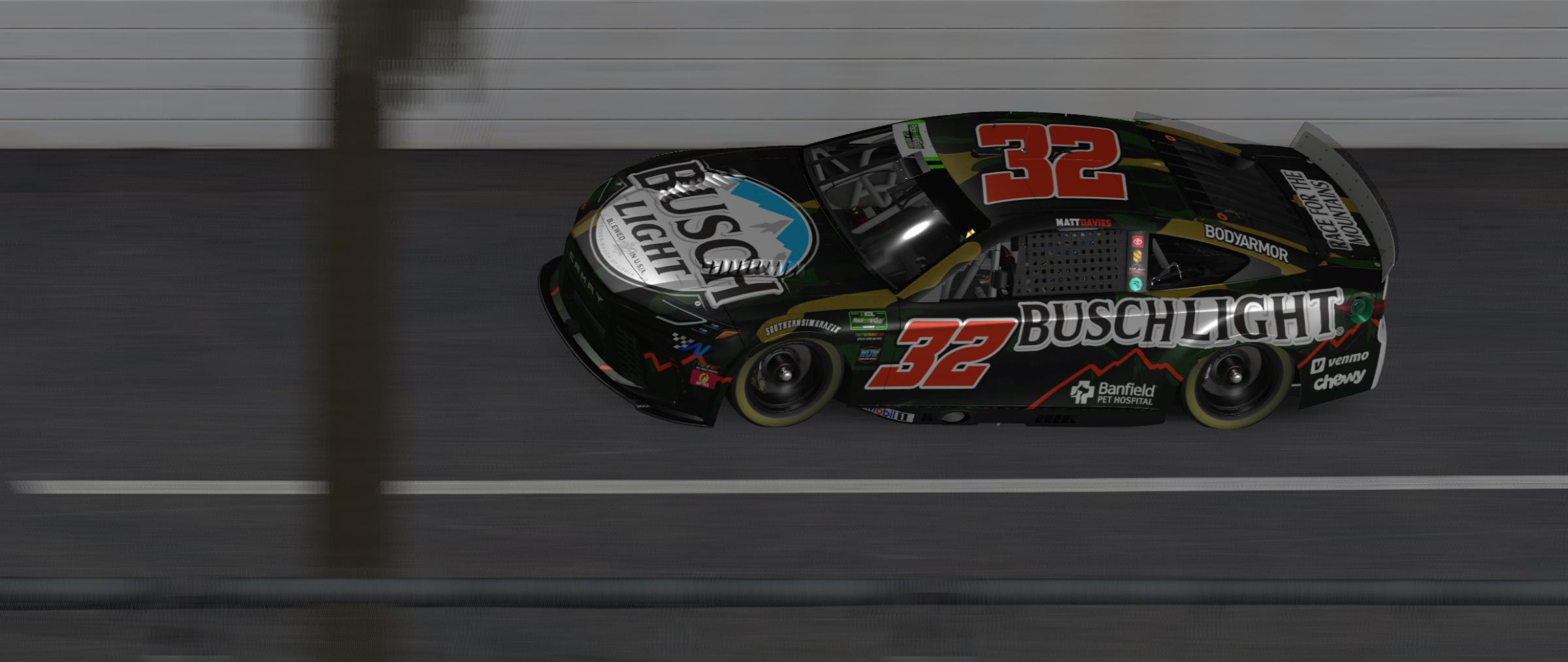 Preview of Matt Davies #32- Busch Light Camo by Trey W.