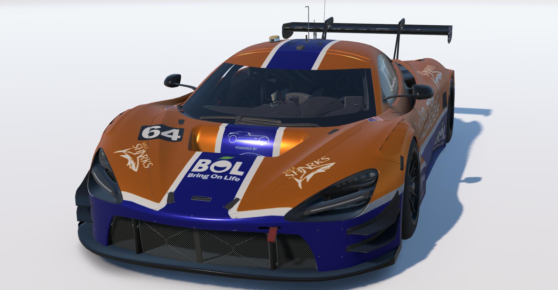 Orange Racing Vice Orange Racing McLaren 720s as raced in 2024 by Simon Orange and Tom ...