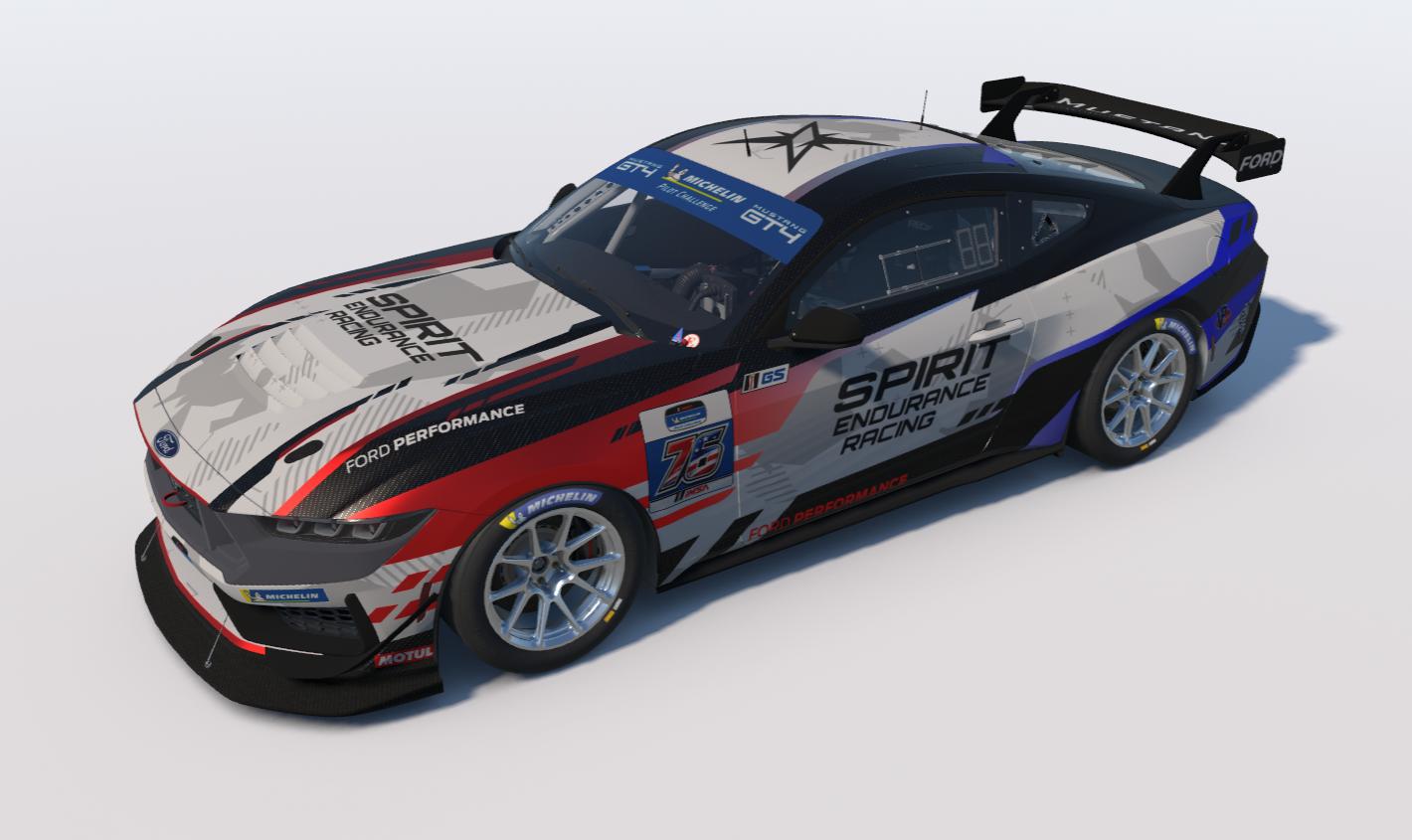 Preview of Spirit Endurance Racing Mustang GT4 Paint by Gavyn Rodgers