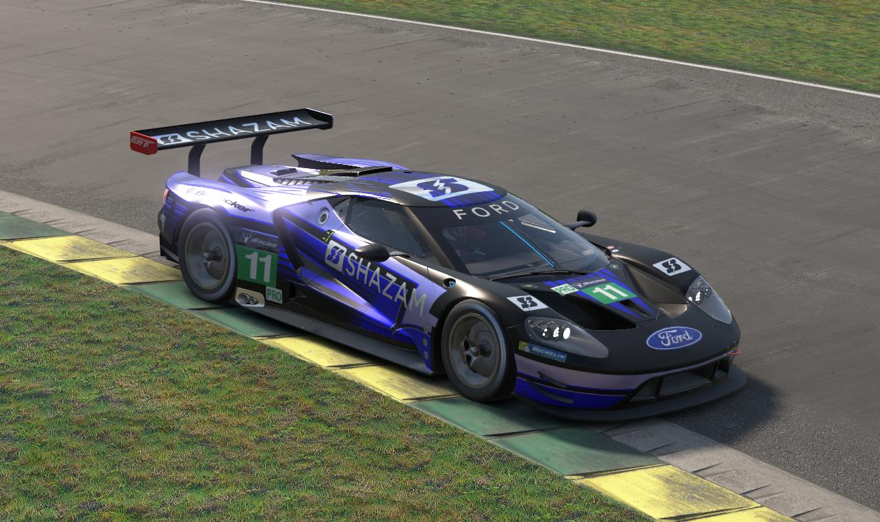 Preview of Ford GT GTE SHAZAM Blue by Mark Bishop2