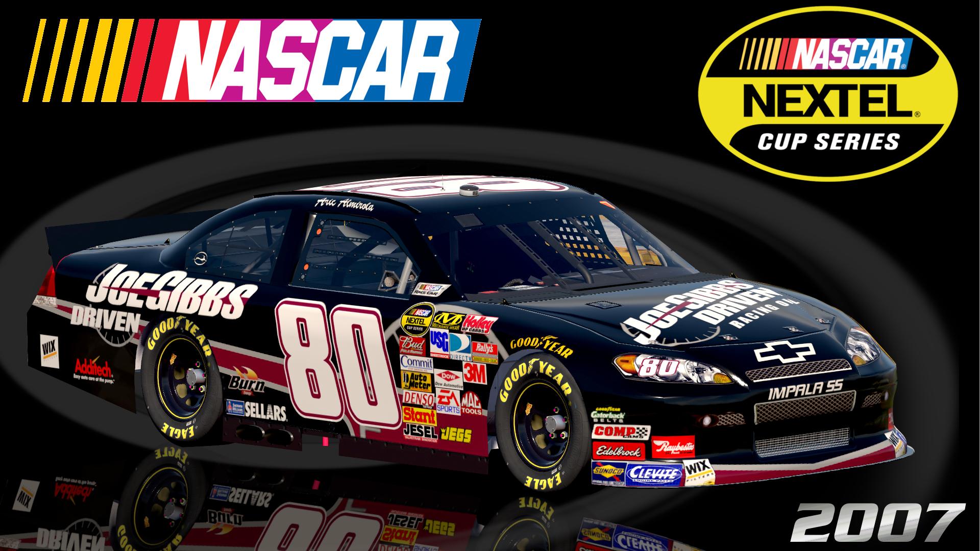 Preview of (Fictional) #80 Aric Almirola 2007 Joe Gibbs Driven Impala SS COT by Christian Budd