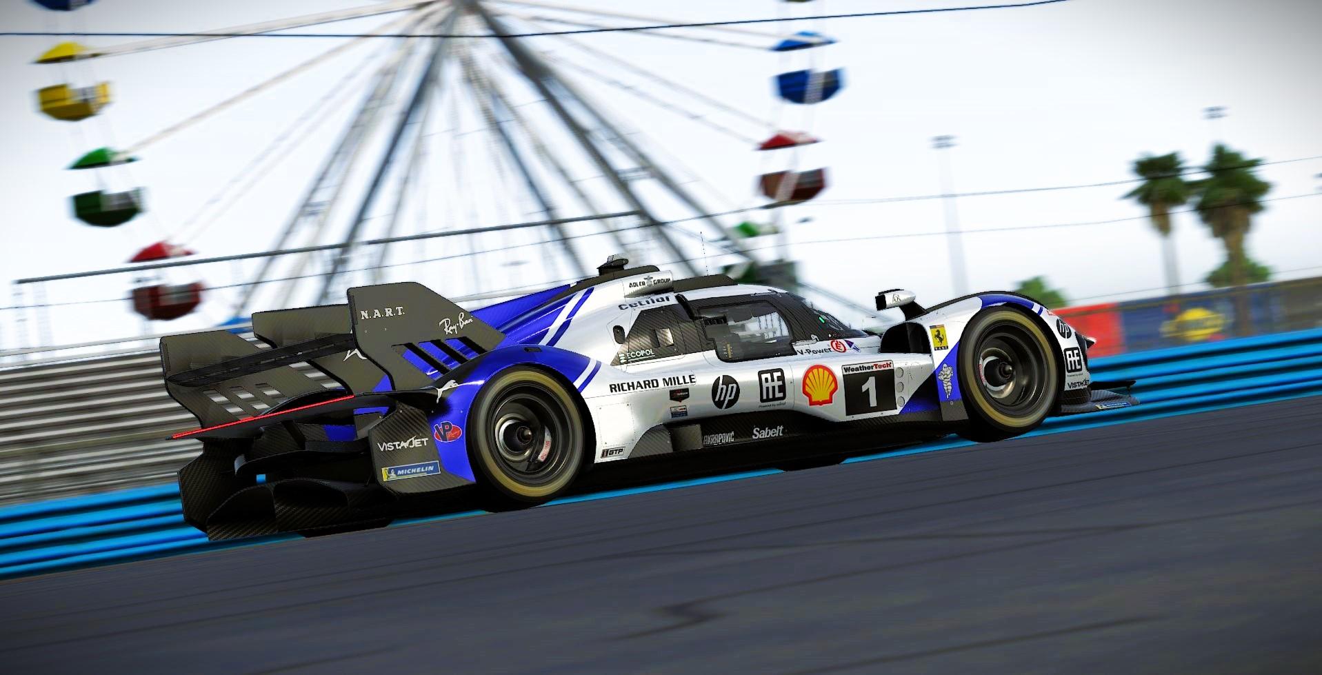 Preview of Sean Bull Design - 2026 NART Ferrari 499P IMSA Concept Livery by Samuel J Ball