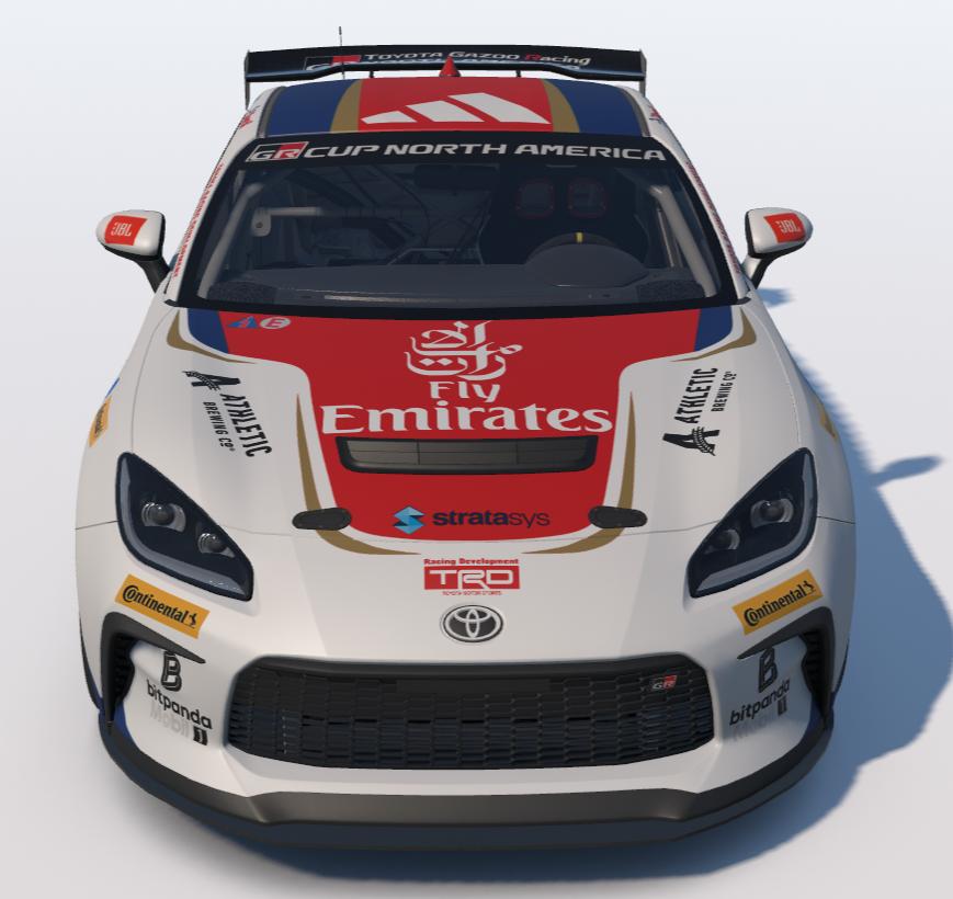 Preview of Fly Emirates Toyota GR86 by Ronald Lawson2