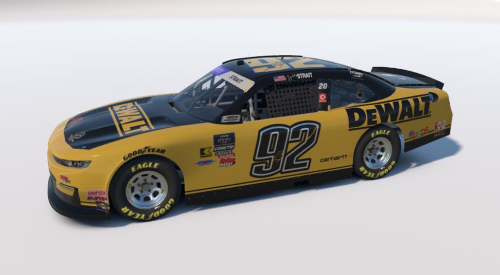 Preview of #92 DeWalt Kenseth Throwback by Wesley Strait
