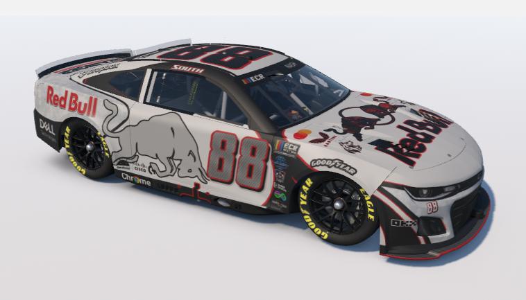 Preview of Red Bull White Daytona skin 2026  by Gary Nash3