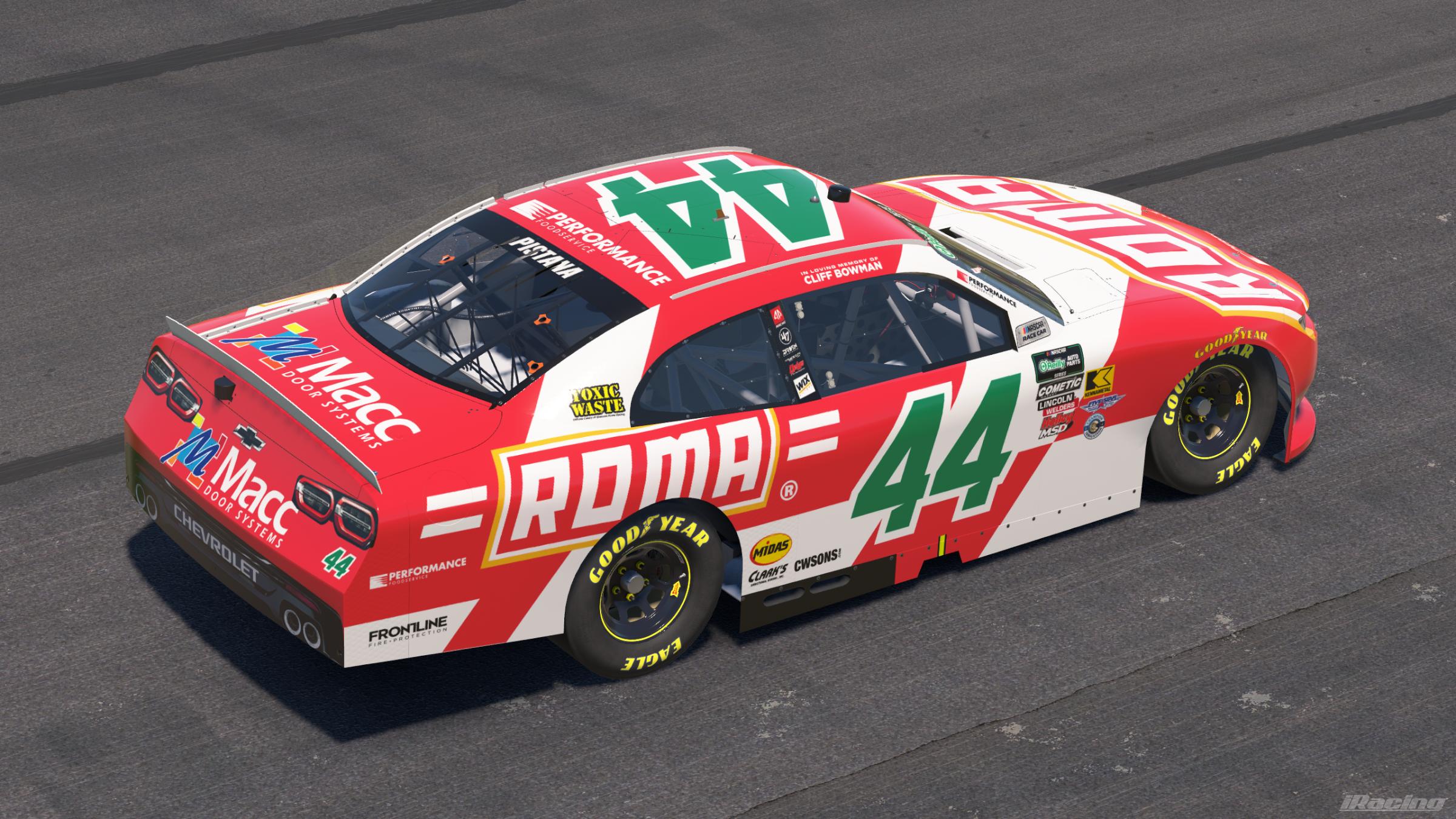 Preview of 2026 Brennan Poole #44 Roma PFS by Ryan Pistana