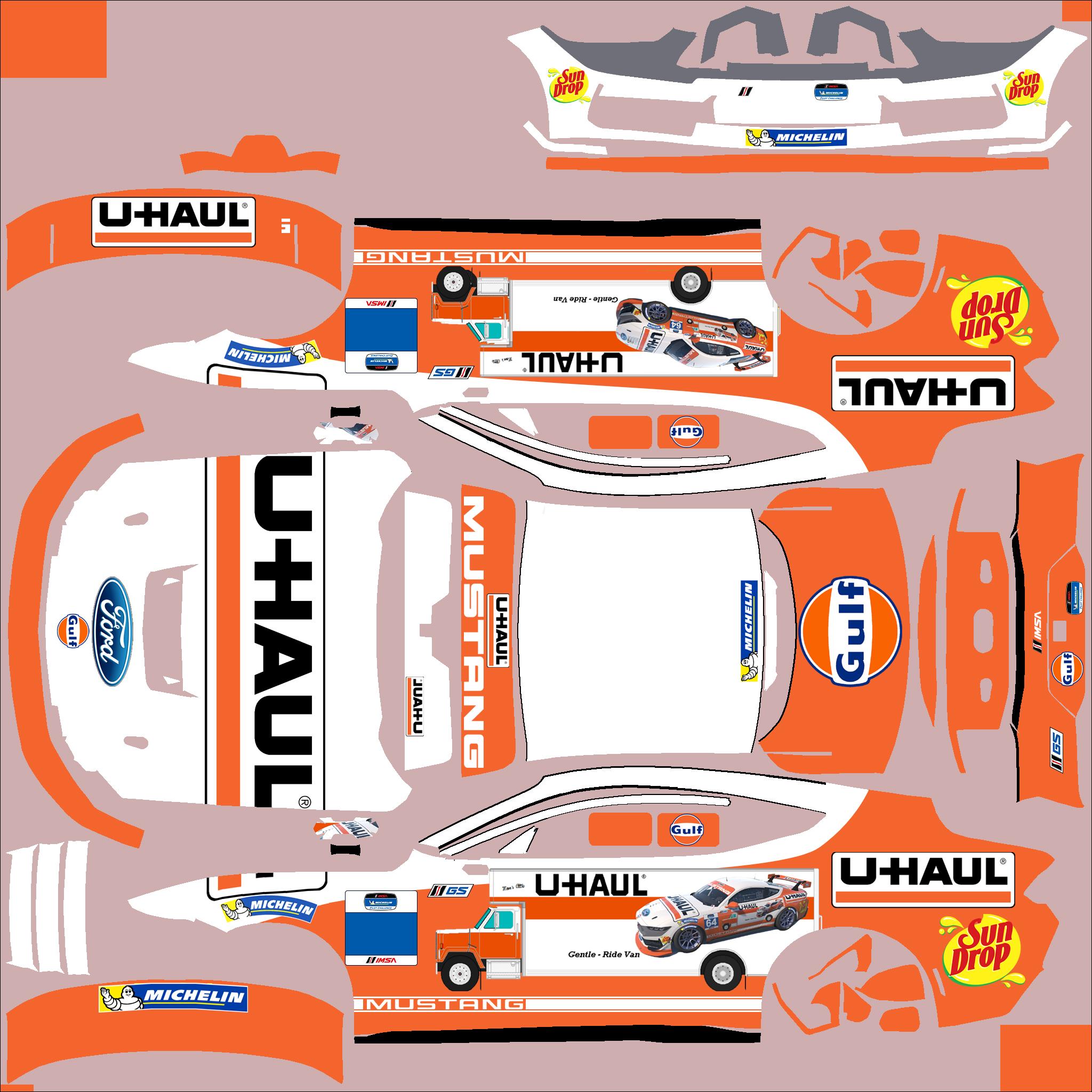 Preview of Mustang GT4 U Haul by Clyde Coman