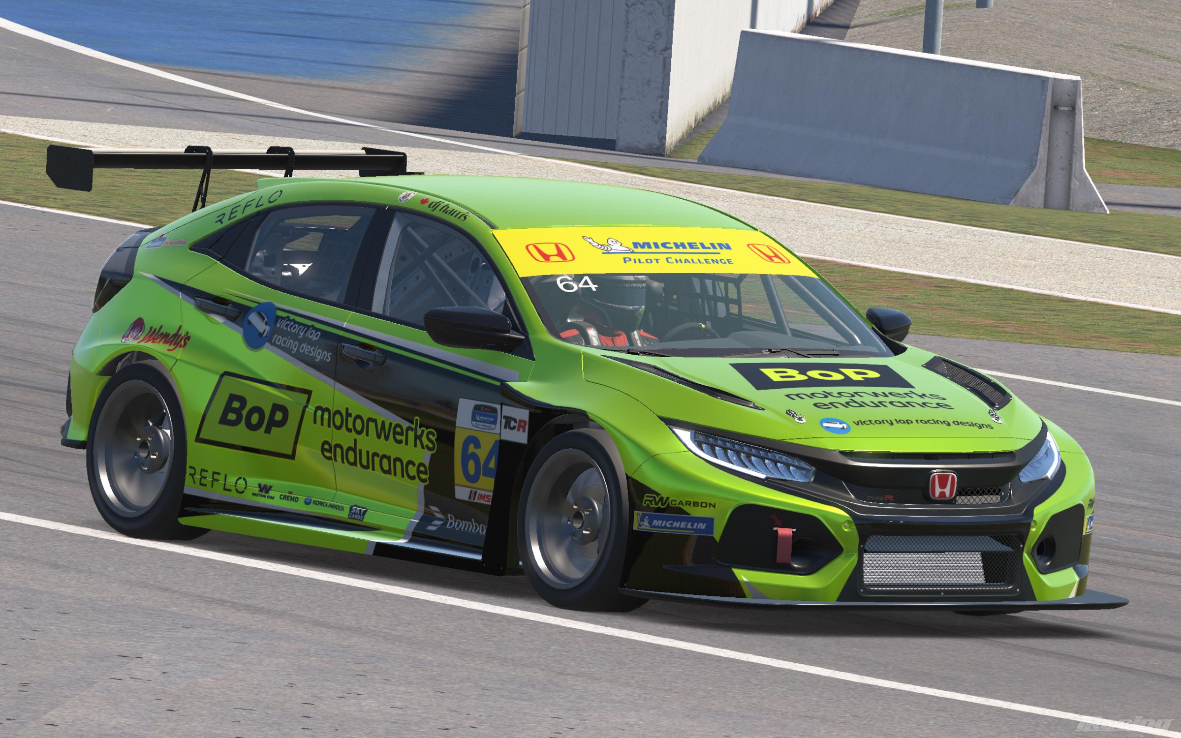 Preview of 2026 BoP Motorwerks Endurance Honda Civic Type R TCR by Darrel Harris