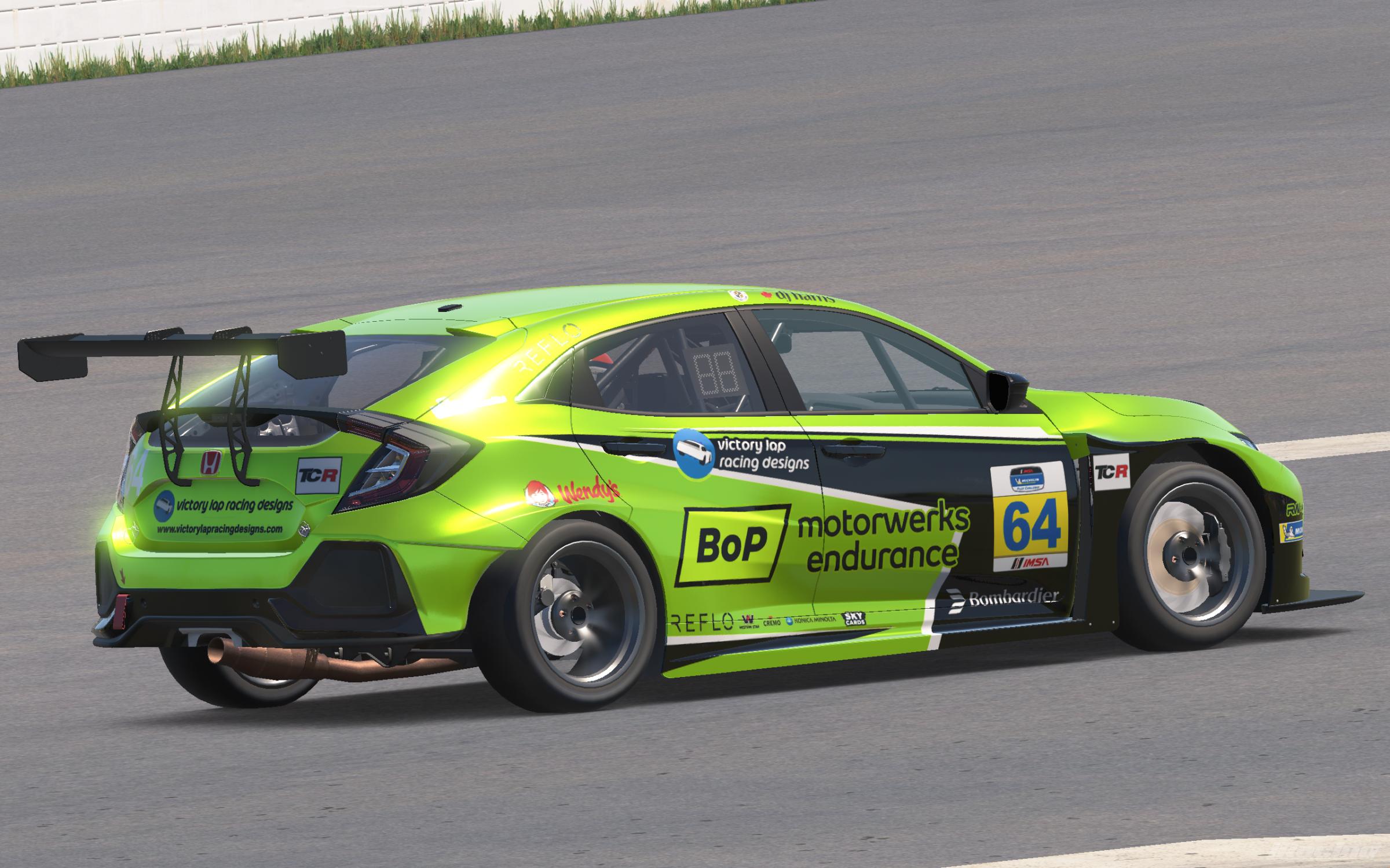 Preview of 2026 BoP Motorwerks Endurance Honda Civic Type R TCR by Darrel Harris