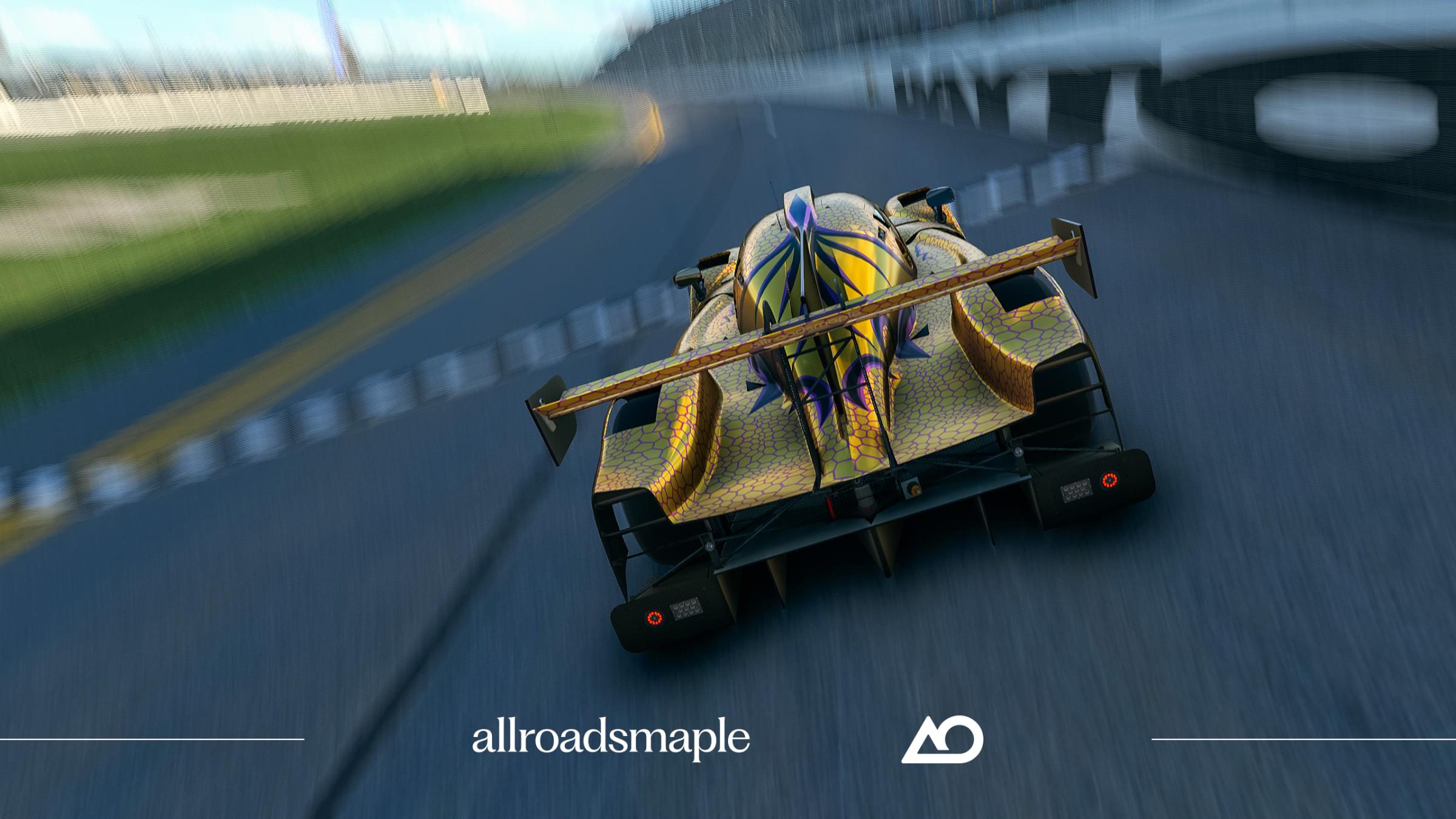 Preview of AO Racing Spike Reborn in Gold for 2026 adapted for LMP3 by Patryk A.