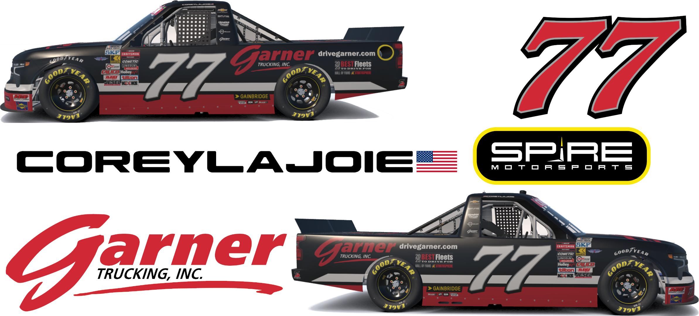 Preview of Corey LaJoie 2025 Garner Trucking (#77) by Benjamin W. Rogers