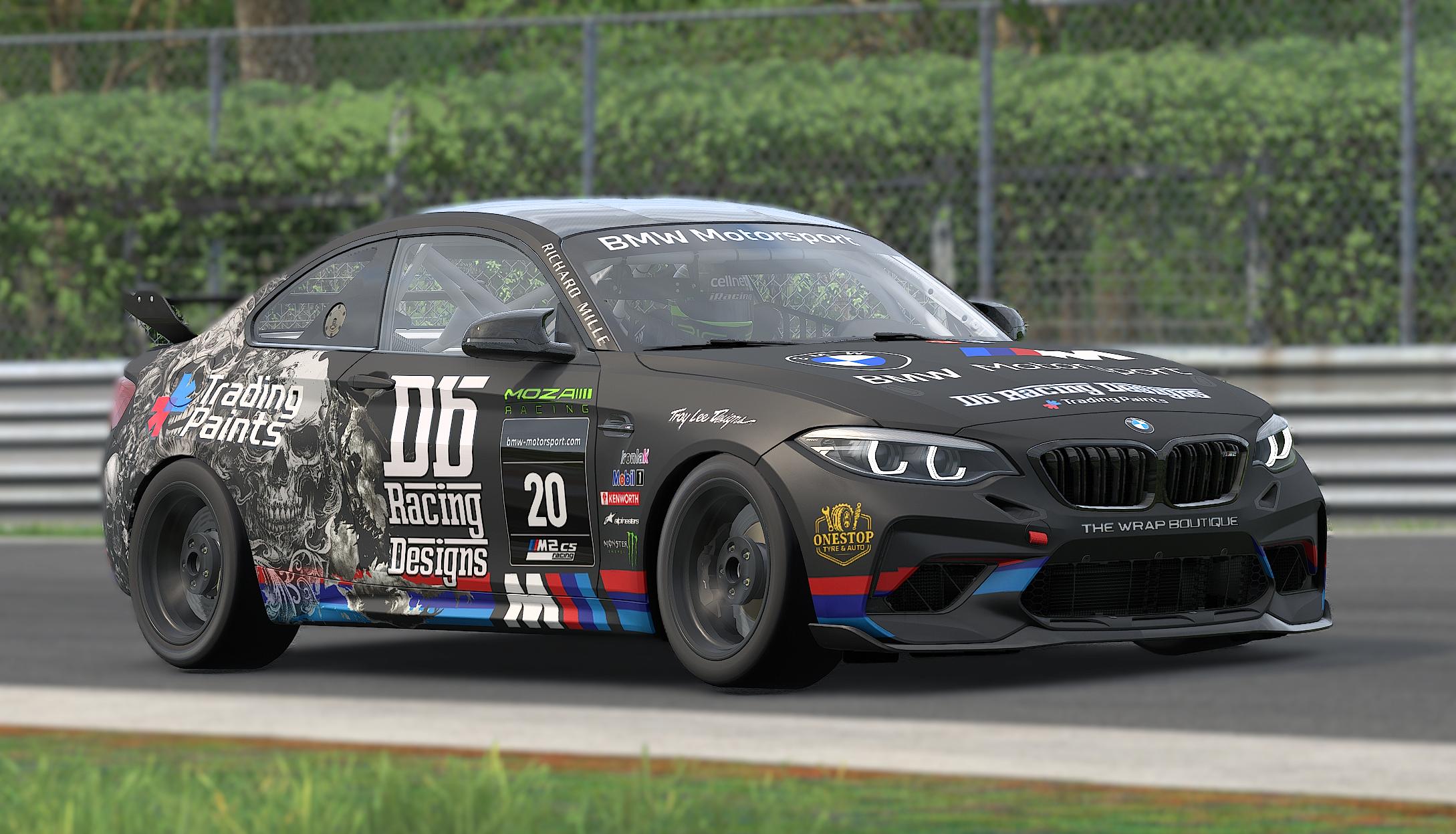 Preview of DB Racing Designs/BMW Motorsport/Trading Paints/Onestop Tyre & Auto BMW M2 CS Racing by Drew Bennedick