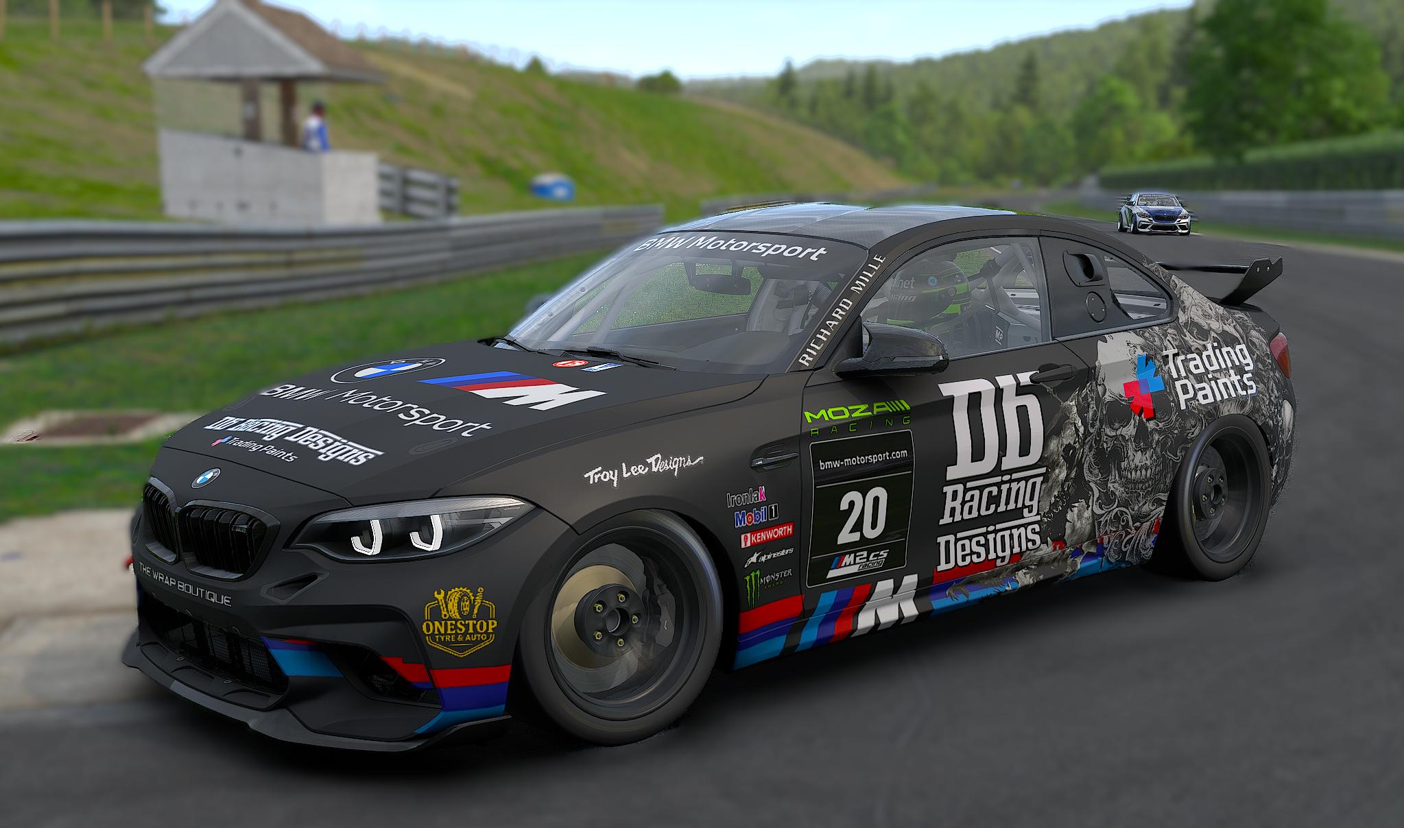 Preview of DB Racing Designs/BMW Motorsport/Trading Paints/Onestop Tyre & Auto BMW M2 CS Racing by Drew Bennedick