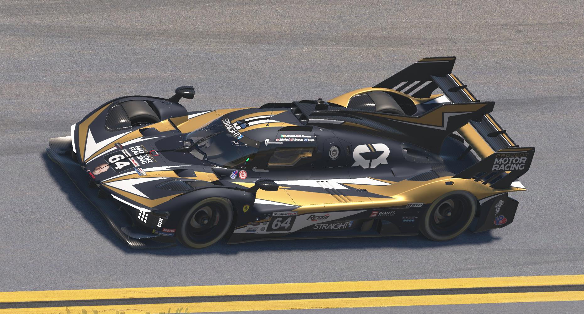 Preview of Ferrari 499P S4S Racing Daytona 24 by Daniel R Dinsdale