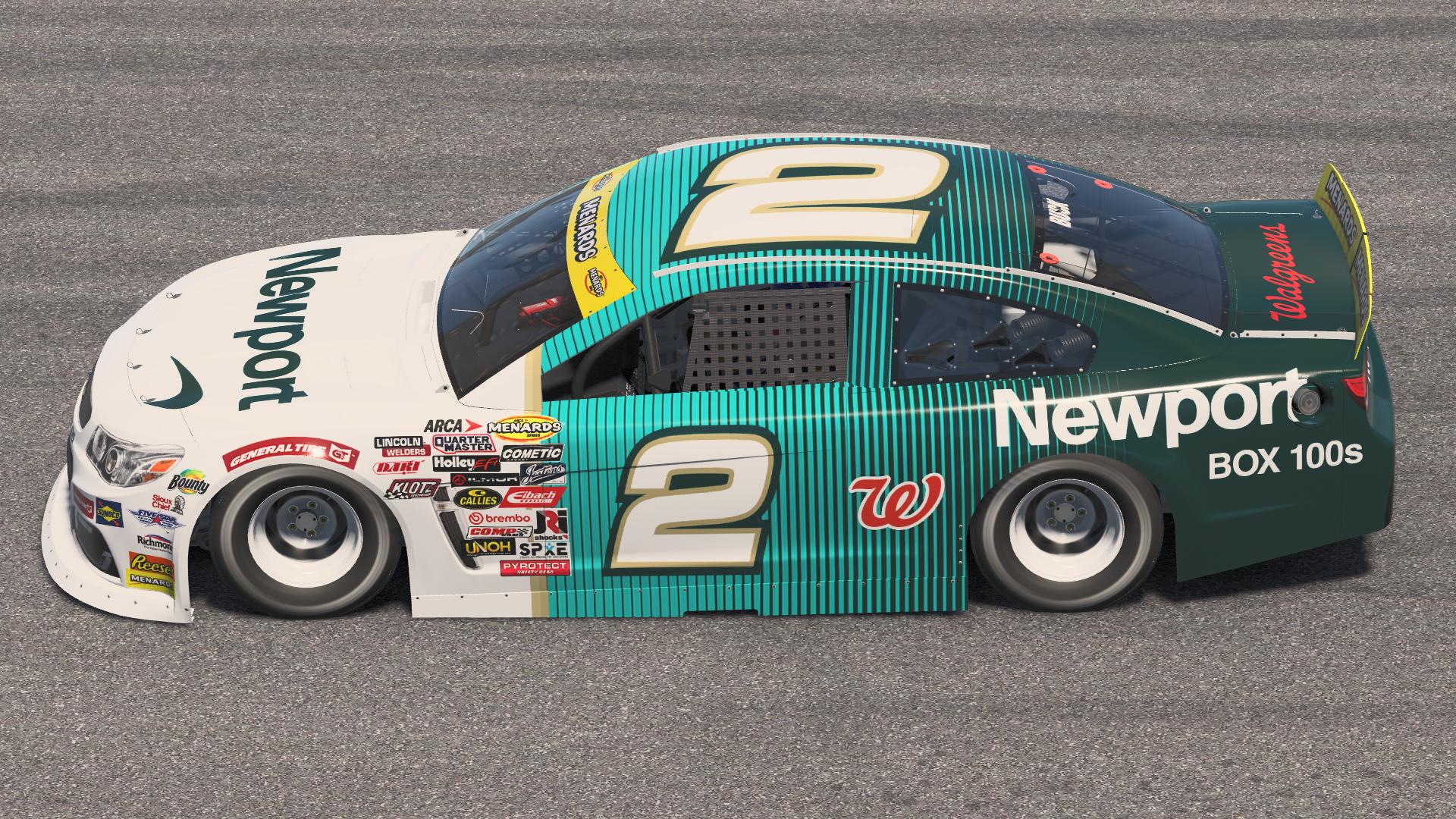 Preview of Newport Box 100s | ARCA Chevrolet SS  by TJ Buck