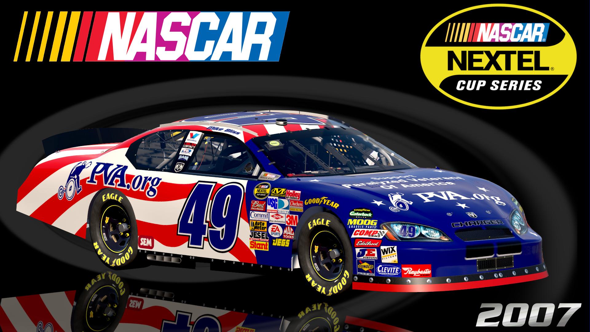 Preview of #49 Mike Bliss 2007 Paralyzed Veterans of America Dodge Charger by Christian Budd
