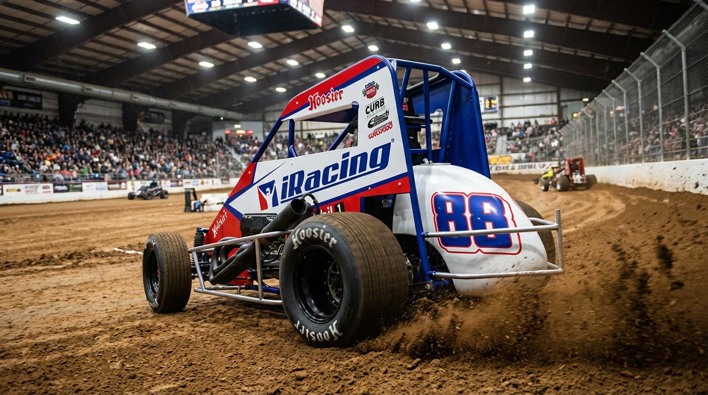 Preview of iRacing Dirt Midget v2C 2026 TP by Doyle Lowrance